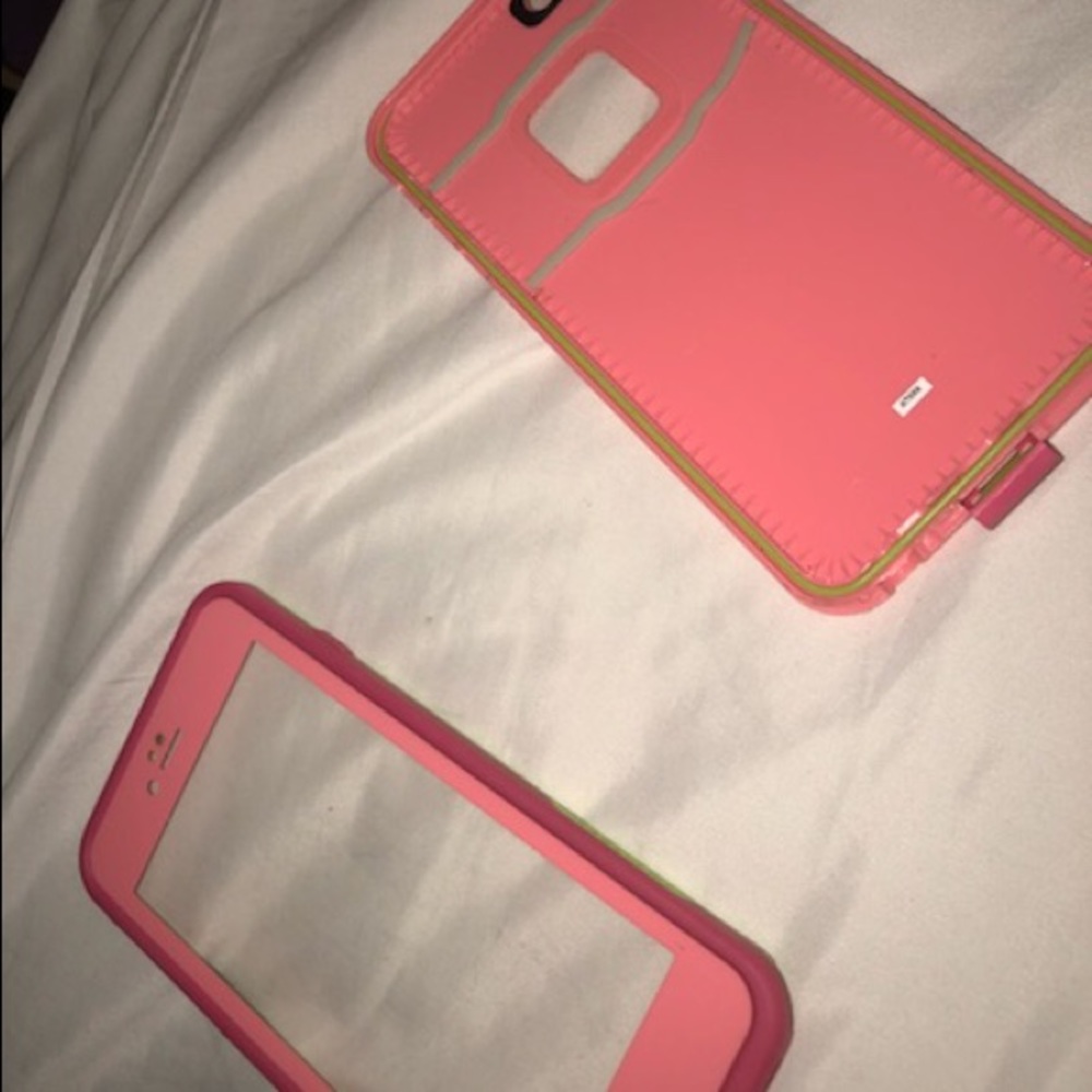 Pink Iphone 6 Plus Life Proof Case
